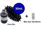 30ml Ferrotec Efh1 Ferrofluid   2x Rod Magnets   Science Arts Magnetic Display