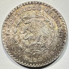 1967 Mexico Peso 10  Silver Uncirculated Nice Luster Solid Type Coin 