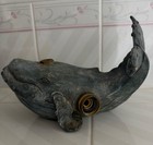 Vintage Whale Sculpture   Sprinkler
