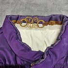 Ralph Lauren Baby Toddler Kids Reversible Down Vest Purple   White 24m
