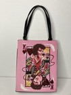 Elvis Presley Shoulder Hand Bag By Ashley M Pink Black New With Tags