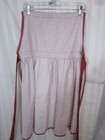 Vtg Christmas Full Apron Mcm 19inx31 Red Polka Dot Snowmen Pockets Cottagecore