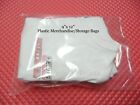 100 Poly Merchandise Bags 9  x 12   Clear 1 Mil Plastic Apparel Bags  9x12