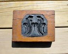 Antique Architecture Wood Onlay Applique Mold Plaster Scrolls England 8 X 6 Inch
