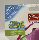Playtex First Sipsters Spill-proof Soft Spout Training Cup Green pink purple