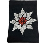 Nagoya Obi Monotone Shibori Rhombus Flower Pattern Silk Kimono Belt