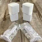 2 Bose Mint Double Cube Speakers   Mounts White Doubleshot Lifestyle Acoustimass