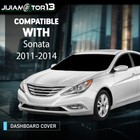 Fit For 2011-2014 Hyundai Sonata Dark Gray Dashboard Dash Cover Cap Overlay