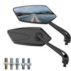 2pcs Bike Mirror Mtb Road 22-25mm Handlebar Bicycle Rear View Glass Cycling New