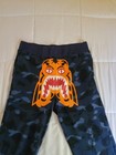 Bape Color Camo Tiger Slim Sweat Pants Blue - 2xl But Really Fits 1xl