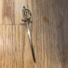 Lot Of 100 Vintage Plastic Silver Sword Picks Cor Cocktails horderves