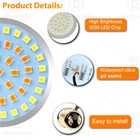 1157 Front   1156 Rear Led Bullet Turn Signal Brake Lights Smoke Lens For Harley