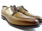 Allen Edmonds  delray  Split-toe Lace-up Oxfords 10 D Walnut Lightly Worn 523n 