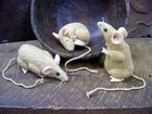 Primitive 3 Styles 4  Rustic Mouse Mice Paper Sewing Pattern Easy To Follow