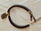 Victorian Braided Hair Gold Filled Watch Chain Pocket Watch Mourning Needs Tlc