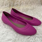 Crocs Lina Ballet Flats Womens Size 9 Vibrant Violet Comfy Lightweight