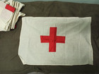 Vintage Soviet Russian Army Red Cross Flag Ussr First Aid Kit Medic Banner  New