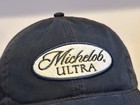 Michelob Ultra Beer Light Summer Casual Patch Adjustable Rare Golf Hat Cap   New