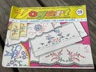 Vogart Vintage Repeat Transfer Emboidery Patterns Floral Birds 3pcs