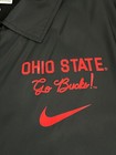 Ohio State Buckeyes Light Rain Jacket Nike Mens Medium Black New Fj8933-010