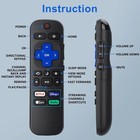 2pack Remote Control Replacement For All Tcl Hisense Onn Roku Tv
