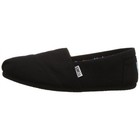 Women s Toms Classic Canvas Slip On Shoes  Black