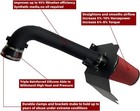 4-inch Cold Air Intake Kit With Heat Shield   Filter Compatible For Silverado 15