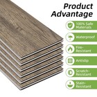 Spc Vinyl Flooring Planks Waterproof Click Lock Wood Grain Floor Tile 23 9 Sq ft