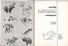 Woodworking Pattern Book Carving Animal Caricatures Waltner 1951 Vtg Original