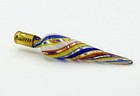 Antique Multi-colored Swirl Glass Perfume Scent Bottle  276