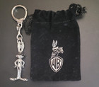 Bugs Bunny New Wb Store Looney Tunes Keychain  Circa 1992 With Logo Pouch  Rare