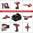 2pc Battery For Milwaukee M18 18v Lithium 5 0ah Extended Capacity 48-11-1865 New