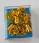 Vtg Dollhouse Miniatures Tiny Dinner Set Service For 4 Plastic Shackman 3 Avail 