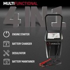 200a Electric Wheel Charger Car Starter Heavy Duty Portable Battery Booster 12v