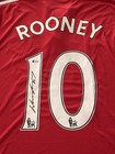 Wayne Rooney Signed Manchester United  10 Soccer Jersey  Beckett Coa