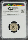 Roman Imperatorial  49-48 Bc  Julius Caesar Elephant snake Denarius Ngc Vf 4 3