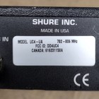 Shure Uc4-ua Receiver 782-806 Mhz No Antennas W power Cord - Powers On - Used