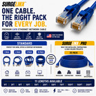 Surgelinx Cat6 Ethernet Cable Rj45 1ft-200ft Network Patch Cord Bulk Lot 1-25pk