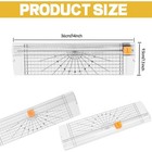 Two-way Paper Cutter 14 Inch Sliding Trimmer For Craft Scrapbooking Photo