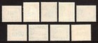 British Guiana     Scott 279-287     1963-65 Qeii Set  Wmk  314     Mlh     Scv  38