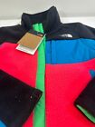 The North Face Girl   s Xl Snap Fleece Mashup Jacket Pink green Nwt  99