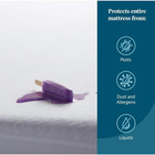 Zippered Mattress Encasement Waterproof Protector Hypoallergenic Cover Queen