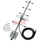 1 2ghz Stainless Steel 5 Units Wireless Transmitter Outdoor Yagi Antenna F Male