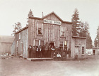 Original  Western Cowboys   Miners At The Pacific Hotel Alta Ca  Photo C1880 s