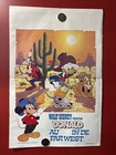 Donald Duck Goes West 1965 Belgian Original Vintage Cinema Poster Walt Disney