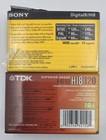 2 Sony   Tdk 120 Minute Hi8 Camcorder Video Cassette Tapes  new   Nib   Sealed 