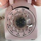 Vtg Pink Rotary Dial Telephone Western Electric Bell System Phone Mod 500 Read