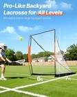 Vevor 6 x6  Lacrosse Goal Net Portable Backyard Training Equipment Carry Bag