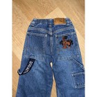 Vintage Scooby-doo Carpenter Jeans 2t Blue Denim Wide Leg 2000s