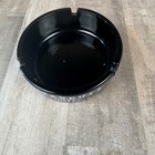 Vintage Las Vegas Stardust Hotel Casino Ash Tray Black Glass